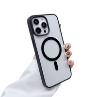 Coque de protection intégrale transparente en PC rigide et TPU avec chargement magnétique pour iPhone 17 Air 16 15 14 Plus 13 12 11 X 7 8 XR Pro Max XS