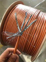 Kabel LAN Luar Ruangan Cat7 SFTP Tanpa Pelindung 1000ft Kabel Jaringan AMP