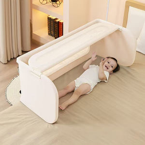 Protection <span class=keywords><strong>de</strong></span> <span class=keywords><strong>lit</strong></span> pour bébé pliable et convertible 3 en 1, avec coussinets doux et anti-collision pour les coins, vente en gros - Product Image 1