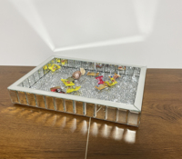 Plateau rectangulaire décoratif en cristal miroir, magnifique plateau à main pour la décoration, le maquillage, la coiffeuse, le salon, la salle de bain