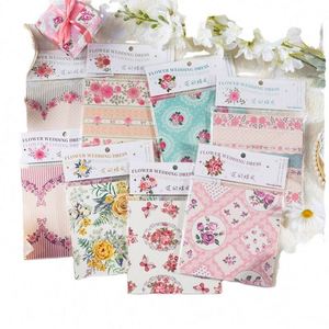 High Quality 30pcs/Pack Loose Leaf Decorative Base Paper Fresh Lace Pattern Journal Decoration Wedding Dress Series Premium Memo - Product Image 1