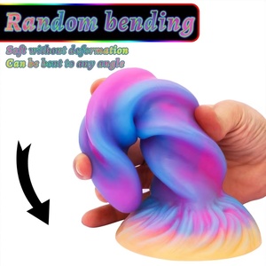 Jouets pour adultes d'approvisionnement d'usine gode en silicone à ventouse gode lumineux fantaisie en forme de femme - Product Image 5