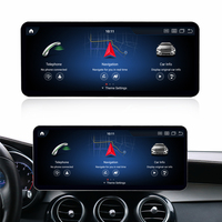 15.8 ''écran de voiture Android tactile complet pour Mercedes Benz C/GLC W205 lecteur multimédia automatique avec Navigation GPS BT CarPlay
