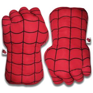 2026 gros personnalisé nouveau poing vert rouge araignée gants en peluche jouet SpiderMans enfants gants de boxe géant en peluche - Product Image 3