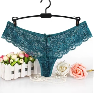 Slip da Donna Ultra Sottili in Pizzo, Mutandine Sexy a Vita Bassa in Maglia, Taglie <span class=keywords><strong>S</strong></span> <span class=keywords><strong>M</strong></span> L XL - Product Image 2