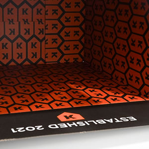 Cajas de ropa de papel Kraft personalizadas | Embalaje de regalo de lujo al por mayor para Ropa | Diseño de copos de maíz estilo <span class=keywords><strong>SHEIN</strong></span> - Product Image 3