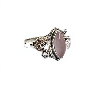 Rose Quartz New Trendy Design Solid Sterling <b>Silver</b> <b>925</b> Handmade Women Jewelry Healing Stone Fashion <b>Ring</b> for Women - Product Image 2