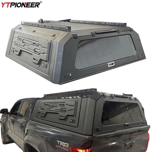 Pickup-Abdeckung 5ft 6ft Kurzbett-Kappe Aluminium Harte Camper-Shell LKW-Überdachung für 3. Generation 2021 2022 2023 Toyota Tacoma - Product Image 1