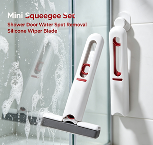 Vente en gros de serpillères de bureau miniatures écologiques pliables en éponge et microfibre absorbantes avec essoreuse intégrée pour la cuisine, la salle de bain et la maison - Product Image 2