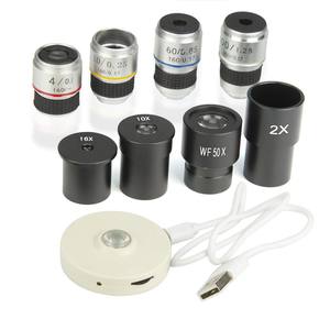 مجهر بيولوجي للطلاب بتكبير 10000 مرة، مجهر تجريبي للبكتيريا - Product Image 5