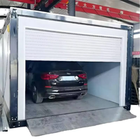Garage préfabriqué en acier avec porte à enroulement 20 pieds, abri de stockage portable, atelier métallique, abri de voiture, vente directe usine