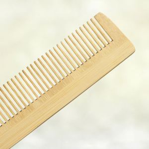 Peigne à cheveux jetable en bois naturel, logo personnalisé, peigne en bambou antistatique pour hôtel - Product Image 5