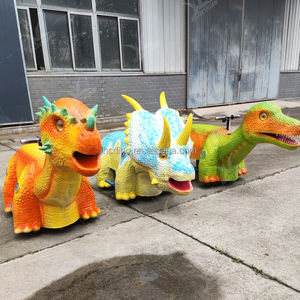 Centro comercial pequeños dinosaurios de animales que caminan para montar en coche de juguete para Parque de Atracciones Carro de dinosaurio <span class=keywords><strong>3D</strong></span> - Product Image 5