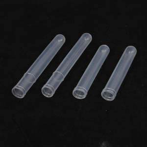 Tubos de Teste Médicos de Plástico Transparente para Laboratório - Product Image 1