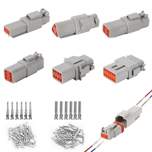 Deutsch Terminals Dt Series 2 3 4 6 8 12 Pin Male Female Automotive Connectors Wire Harness Dt Dtm Connector Deutsch Connector - Product Image 1