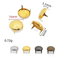 Rivets à griffes en laiton Qiannuo à 4 griffes, accessoires décoratifs en forme de dôme pour vêtements, sacs, chaussures, artisanat DIY, vente en gros, durables et de haute qualité