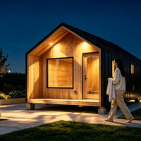 Ruang Sauna Rumah Mewah dengan Konstruksi Kayu Tahan Lama dan Sistem Pemanas Hemat Energi untuk Terapi Uap yang Menenangkan