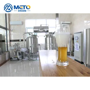 Equipo completo de cervecería de acero inoxidable, línea de producción de cerveza, micro cervecería, 200L, en venta