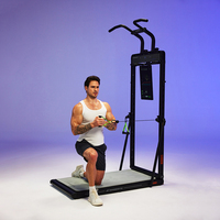 INNODIGYM L11 Machine à câbles multifonctionnelle avec rack à squats et pulldown dorsal pour l'entraînement complet des bras et des jambes
