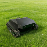 Mesin Pemotong Rumput Robotik Crawler Industri & DIY Kelas Profesional dengan Kontrol Jarak Jauh, Mesin 190cc, dan Trek Karet