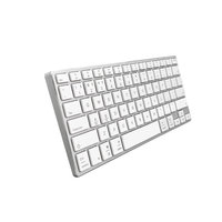 Nouveau clavier portable ergonomique en métal fin sans fil BT 3.0 2,4 GHz rechargeable avec disposition personnalisée d'usine OEM IMB-037 USB