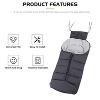 Gigoteuse pour bébé à bas prix, 2.5 Tog, grise, pour poussette, fournisseur d'usine en gros