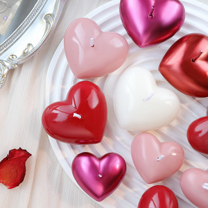 Décoration d'intérieur, cadeau pour la Saint-Valentin, <span class=keywords><strong>bougie</strong></span> aromatique élégante faite à la main, en forme de cœur, souvenirs de mariage, <span class=keywords><strong>bougie</strong></span> parfumée en cire de soja - Product Image 5