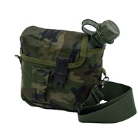 Gourde de sport d'extérieur, gourde de cantine, sac de transport pliable pour gourde, bouteille d'eau de cantine