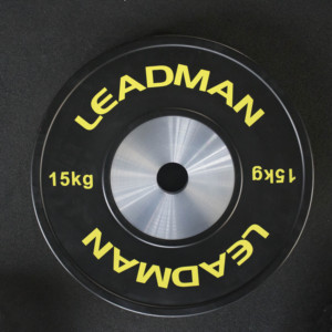 Piastre Bumper in Gomma Colorata Leadman per Competizioni, Standard IWF 450mm, 5-25KG per Cross Fitness - Product Image 3