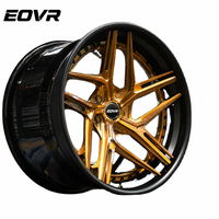 Rines EVOR Forjados de Fibra de Carbono 5x114.3 5x130 5x127, Diseño Cóncavo Profundo para AUDI, Tesla, BMW, Nissan