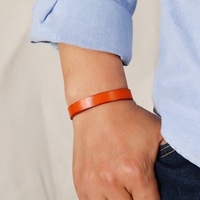 Bracelet boucle de ceinture en cuir de vachette réglable multicolore simple accessoires de mode Bracelet en cuir vintage pour hommes