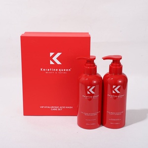 Hair Care Products with Keratin and Collage Anti-frizz Smoothing Treatment Hyaluronic <b>Shampoo</b> Conditioner and Protective Spray - Product Image 2
