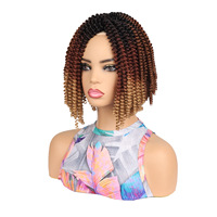 Extensions de cheveux bouclés au crochet style printemps, modèle HRB, très vendues, dreadlocks synthétiques de style afro-européen/américain, résistantes à la chaleur