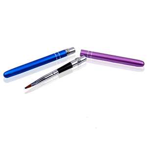 Ensemble de pinceaux pour nail art en métal, pinceaux de manucure pour sculpter, dessiner, tracer des lignes, peindre, pinceaux personnalisés pour la création de motifs d'ongles pour salon - Product Image 5