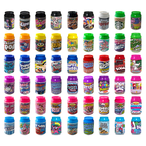 Customized Dry Herb Flower 3.5g Plastic Soda Cans Packaging Edible Candy <strong>Cookie</strong> Gummy Packaging Plastic <strong>Jar</strong> With Colorful Cap - Product Image 1