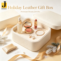 Housse de protection en cuir silicone souple et imperméable Jemery Christmas Metallic Stretch pour voiture, emballage cosmétique de luxe OEM