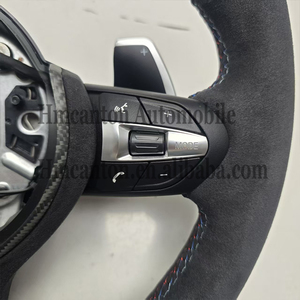 Volant de direction en Alcantara rouge de qualité supérieure, très demandé, pour BMW Série 5 F30 F10 F32 F90 F80 F82 F87 - Product Image 3