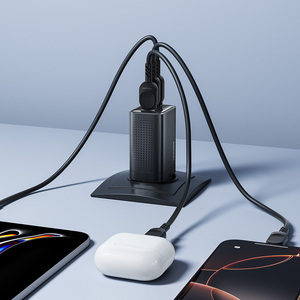 อุปกรณ์ชาร์จเทคโนโลยี toocki 65W GAN USB-C คู่ + USB-A พอร์ต <span class=keywords><strong>Samsung</strong></span> SFC <span class=keywords><strong>2.0</strong></span>ชาร์จเร็วสำหรับการใช้งานในบ้านและธุรกิจ - Product Image 5
