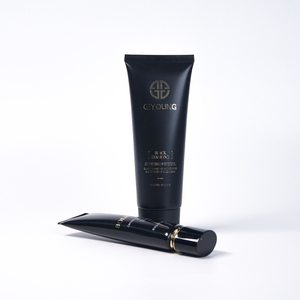 Tube rond en plastique <span class=keywords><strong>noir</strong></span> personnalisable <span class=keywords><strong>de</strong></span> 20 ml, 30 ml, 80 ml, 100 ml, crème BB, crème <span class=keywords><strong>CC</strong></span>, lotion, écran solaire SPF, emballage cosmétique <span class=keywords><strong>de</strong></span> haute qualité - Product Image 3