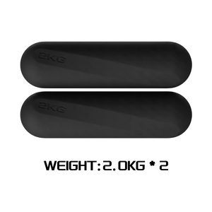 EIGFOH Spain in Stock Durable Cast Iron Dumbbell Non Slip Silicone Grip Center Gravity Balance for Men Women Fitness Exercise - Product Image 5