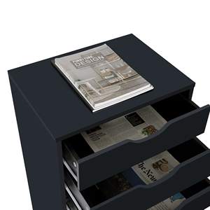 درج خزانة خزانة ملابس مع عجلات منظم تخزين حرفي كبير وحدة درج مكياج للخزانة وغرفة النوم - Product Image 6