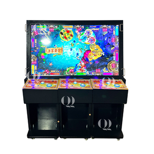 Máquina de juego de mesa Fish Hunter de 55 pulgadas con logotipo personalizado QIQU para 6 jugadores, máquina de arcade de alta calidad para salas de juegos recreativos. - Product Image 3