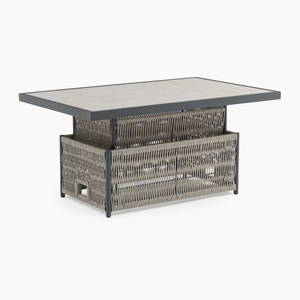 Conjunto de Muebles de Jardín Impermeables, Sofá de Jardín de Cuerda con Mesa de Centro, Sofá Exterior, <span class=keywords><strong>Grupo</strong></span> de Asientos para Balcón - Product Image 6