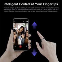 Vente en gros d'usine - Bague connectée avec écran tactile LED, suivi de la santé sportive, surveillance de la fréquence cardiaque et de l'oxygène sanguin, contrôlée par application