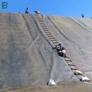 0.75mm 0.5mm cá trang trại lót HDPE Thông tư xe tăng Pond lót damliner dam lót trong Kenya <span class=keywords><strong>geomembrane</strong></span> giá - Product Image 3