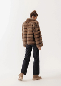 Giacca con zibellino reversibile <span class=keywords><strong>cappotto</strong></span> <span class=keywords><strong>di</strong></span> visone <span class=keywords><strong>cappotto</strong></span> <span class=keywords><strong>foderato</strong></span> <span class=keywords><strong>di</strong></span> <span class=keywords><strong>pelliccia</strong></span> per le donne <span class=keywords><strong>di</strong></span> nuovo Design - Product Image 4