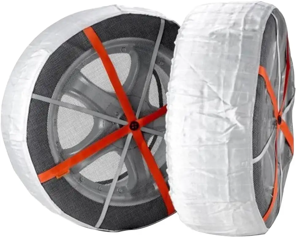 Preço de fábrica correntes de neve para pneus automotivos de inverno meias de neve para carros