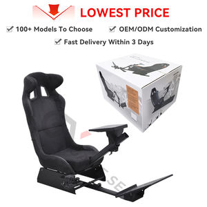 GY045 bantal sejuk mendukung ODM OEM Sim Race Seat mobil gerak penuh mengemudi balap Simulator kokpit untuk Logitech G25,G27 - Product Image 3