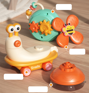 <span class=keywords><strong>Chaise</strong></span> <span class=keywords><strong>haute</strong></span> <span class=keywords><strong>jouet</strong></span> coulissant bébé rampant escargot Spinner enfants <span class=keywords><strong>ventouse</strong></span> salle de bain <span class=keywords><strong>jouet</strong></span> détachable filature moulin à vent bébé jouets - Product Image 4