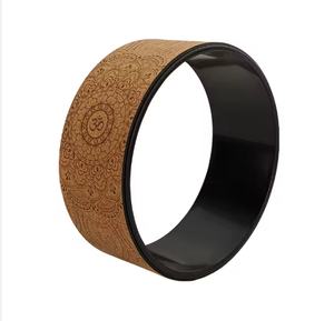 Ruota per <span class=keywords><strong>Yoga</strong></span> Professionale Personalizzata, Morbida, Robusta e Antiscivolo con Curva Posteriore per Allenamento Addominali, Flessibilità e Supporto Lombare (32cm) - Product Image 1